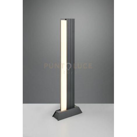 MARIZA PALO ALTO DA ESTERNO LED 16W 1800lm, 3000K FUSIONE ALLUMINIO ANTRACITE IP44 H.100CM