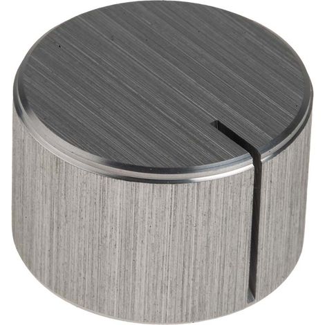 Bouton de potentiomètre RS PRO, Axe de 6.4mm, Diamètre de 22mm, Vis sans tête ( Prix pour 1 )