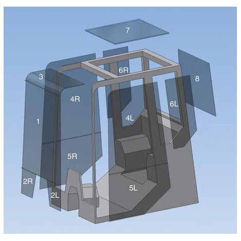 Cristal puerta UNIVERSAL D10259 (1/3)