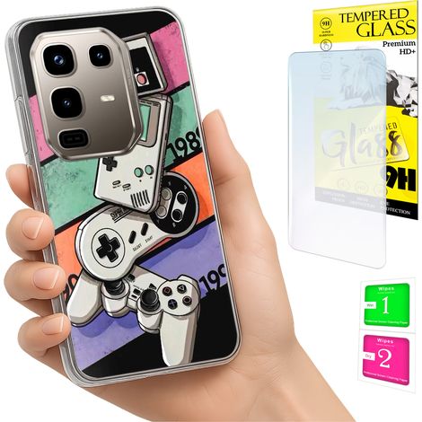 Funda para Infinix Note 50 Pro 4G con foto, cubierta trasera y cristal 9H. (1/5)