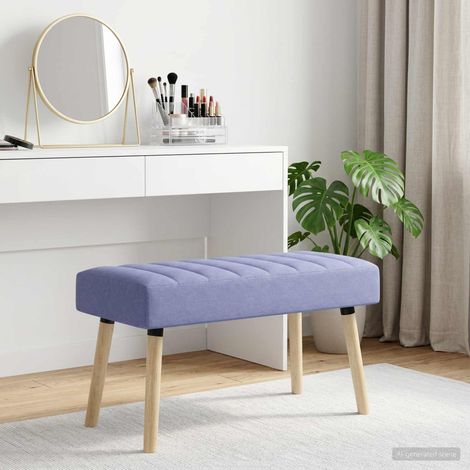 Teenpull – Kanalgepolsterte Bank Jeans blau 80 x 40 x 46 cm Stoff (1/5)