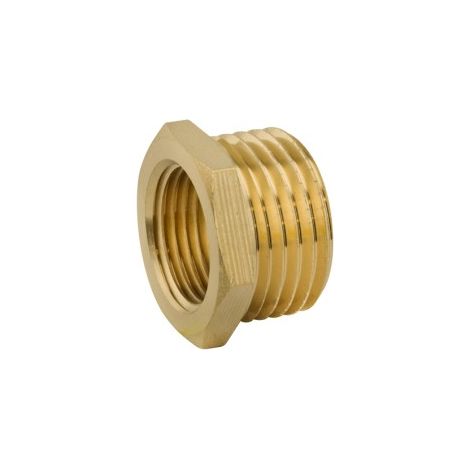 Dado di riduzione in ottone maschio - femmina M1 1/4" - H1" MARCA, alta resistenza e facile installazione (1/5)