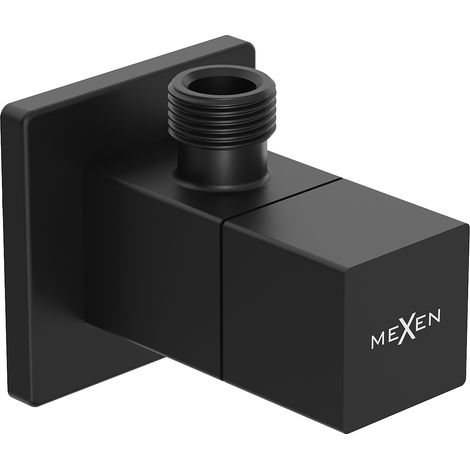 Mexen S válvula angular para grifo 1/2"x3/8", negro - 79971-70 (1/2)
