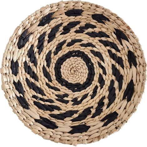 1 Stück geflochtener Wandkorb aus Seegras im böhmischen Stil, natürliche rustikale Dekoration fürs Schlafzimmer, 25,4 cm (1/5)