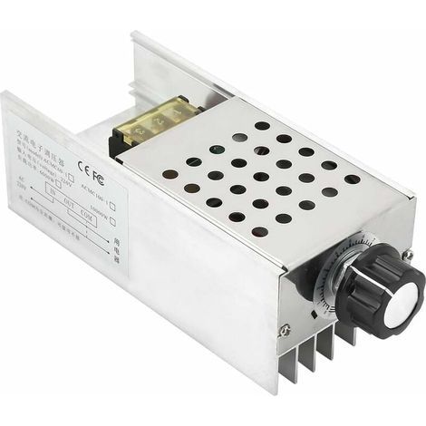Contrôleur De Vitesse De Moteur, 6000W AC 220V SCR Régulateur De Tension Electrique Thermostat De Gradateur De Contrôle De Vitesse De Moteur (1/4)