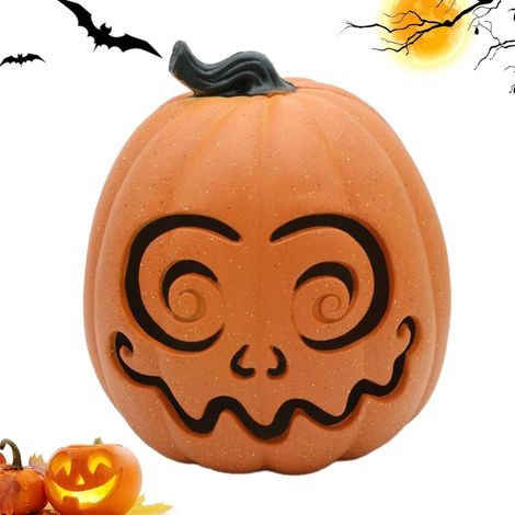 Lanterne Citrouille Halloween – LED, Creuse, Photophore, Décorative (1/5)