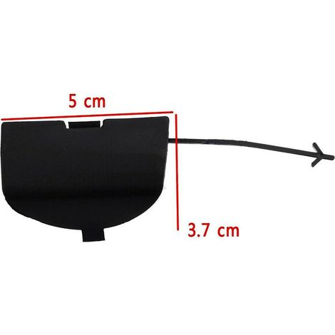 Protection anti-traces de traction pour pare-chocs avant Fiat 500 500C 735456794 (1/5)