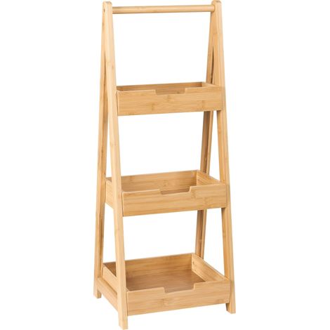 Shelving Unit ALERCE Bamboo Wood Light Brown (1/5)