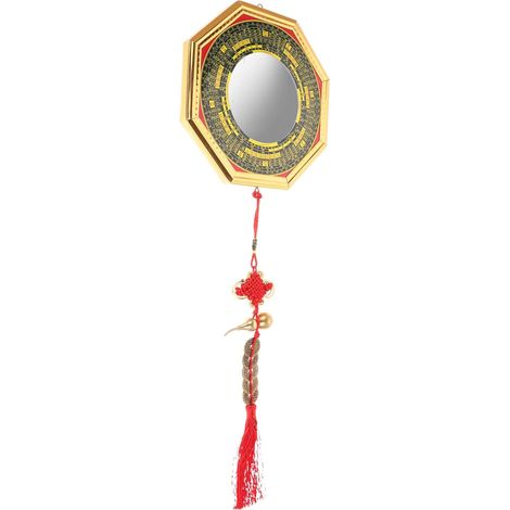 Bagua Mural Convexe 20 5 Cm en Laiton Et Aluminium Motif Tai (1/5)