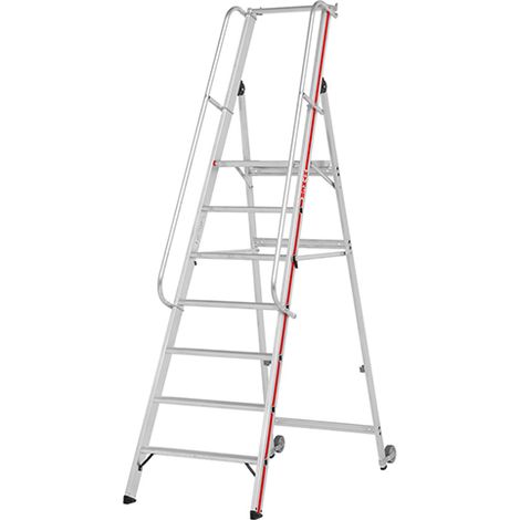 Scaletta 7 gradini - altezza massima di lavoro 3.65m - 8081/07