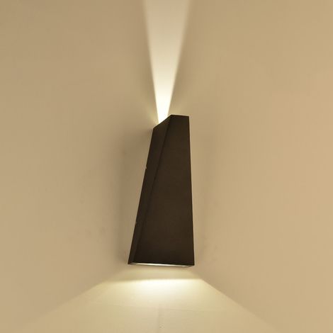 V-TAC VT-826 Applique murale LED 6W blanc neutre 4000K corps aluminium noir IP65 - SKU 8298 (1/5)
