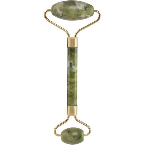 Masajeador de rodillo de jade verde