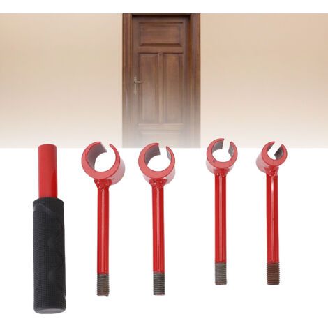 Outil de réglage de charnières de porte pour charnières à drapeau, jeu de clés de réglage d'écartement pour portes lourdes résidentielles et commerciales. (1/5)