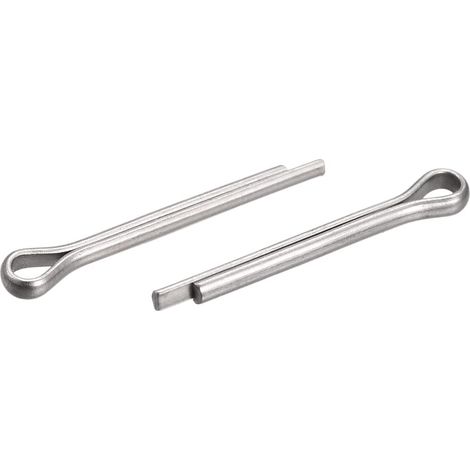 60pcs Goupille Fendue, Acier Inox Pinces Fixation Raccord pour Automobile, Mécanique 2 mm x 16 mm (1/5)