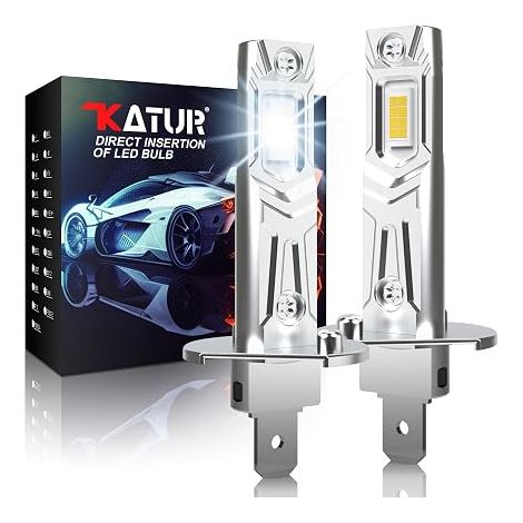 Ampoule H1 LED Phares Avant De Voitures Blanc H1 LED Voiture Anti Erreur Canbus Plug and Play Remplace Lampes Halogènes Et Xénon (1/3)