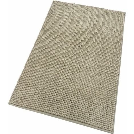 Tapis de Bain Doux et Confortable Anti-dérapant pour Chambre à Coucher, Tapis de Salle de Bain Marron, Dimensions 65 x 130 cm (1/4)