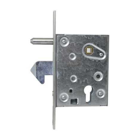 SERRATURA CANCELLO INFILARE 77QL ISEO  B.Q ZINC F.MM 25 C.SAGOM M1+Q8 E.MM 60