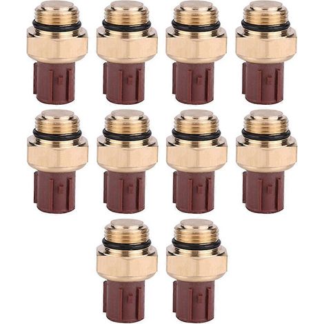 Lot de 10 capteurs de température d'eau pour ventilateur de radiateur, accessoires de rechange pour voiture compatibles avec Honda et Acura 37760-P00-003 (1/5)