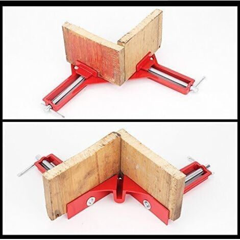 Lot de 4 serre-joints à angle droit à 90 degrés, outils manuels de bricolage pour le travail du bois, serre-joints d'angle (1/3)