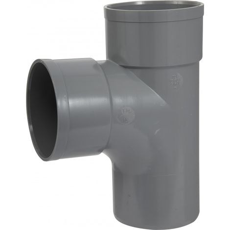 CENTRALE BRICO Té 87.30° en pvc à coller, femelle / mâle, D100
