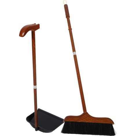 Balai Et Pelle à Poussière à Long Manche Capacité Spacieuse Pour Sol (1/5)