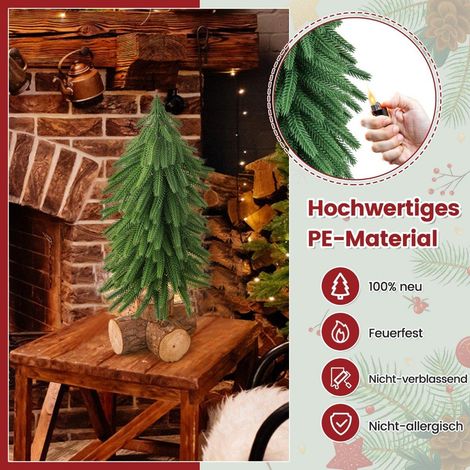 Albero di natale da tavolo alto 40 cm albero di natale artificiale con 200 punte di rami