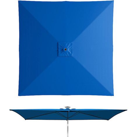 Auvent de remplacement pour parasol à 4 cadres 2x2m, parasol de remplacement, toile de parapluie carrée, sans cadre (1/4)