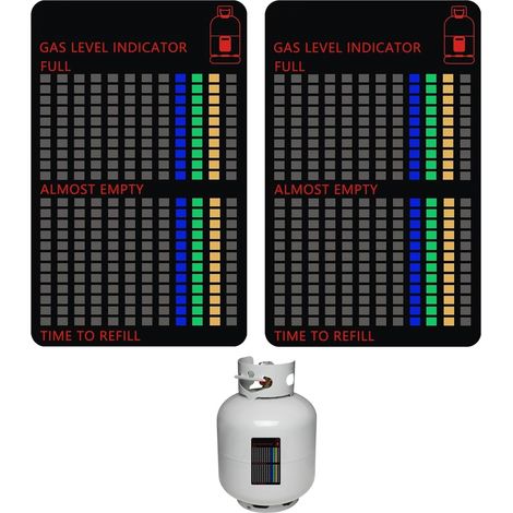 2 Pièces Réutilisable Magnétique Indicateur de Niveau de Gaz (1/5)