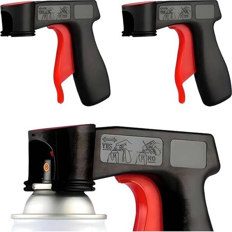 Support de poignée,Lot de 2 accessoires pour machine à peinture - Poignée pour pistolet à peinture - Porte-bouteille - Porte-bombe- Porte-pistolets à peinture et accessoires (1/5)