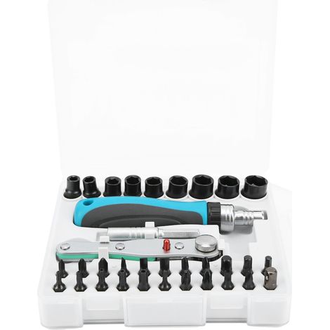 Tournevis à cliquet rapide avec douilles et clé combinée 2 sens CW/CCW - Set 21818 (1/5)