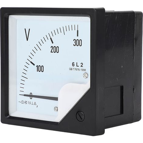 Voltmètre analogique 0-300V précision 2.5, indicateur à aiguille pour groupe électrogène et équipement électrique (1/5)