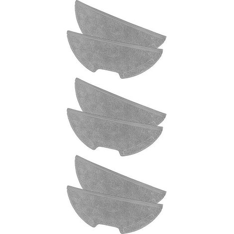 Lot de 6 lingettes de nettoyage pour robot aspirateur Eureka E10S Sweeper (1/3)