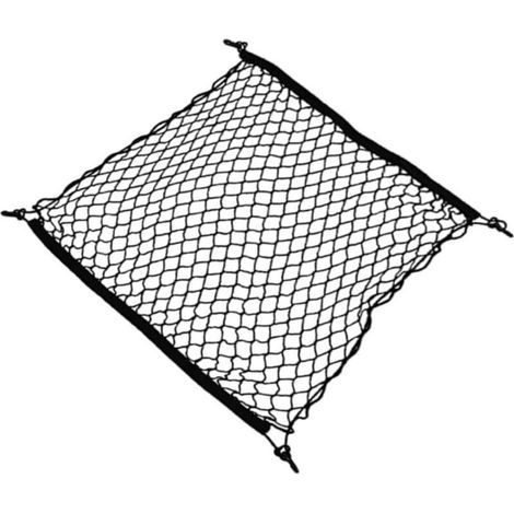 Filet de rangement élastique en deux parties pour voiture, organiseur de coffre Oxford pour SUV et fourgonnette, facile à installer (1/4)