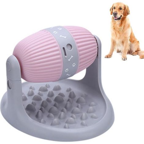 Intelligentes interaktives Spielzeug für Hunde und Katzen, höhenverstellbares Futterpuzzle – Futterautomat und Anti-Angst-Training für kleine und mittelgroße Haustiere (1/5)