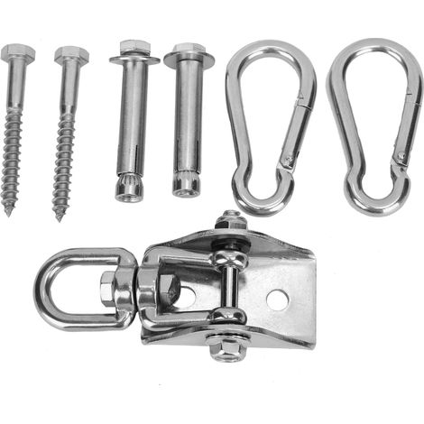 Kit de Fixation pour Hamac en Acier Inoxydable 304 - Accessoire de Suspension pour Yoga et Sacs de Sable (1/5)