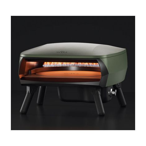 Forno per Pizza Portatile a Gas Witt Pizza Etna Piccolo Rotante 16" - Verde