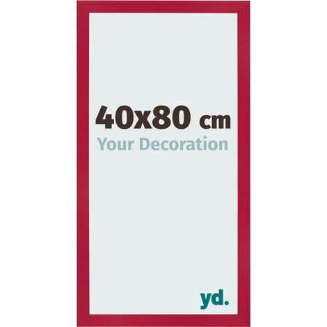 yd. - Cadre photo 40x80 - Rouge - MDF - Bologna (1/5)