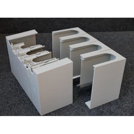 Cache borne H400-H630 4 pôles pour épanouisseur HAGER (1/3)