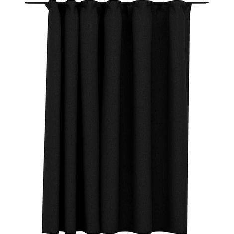 Tenda Oscurante Effetto Lino con Ganci Antracite 290x245 cm DAS754604 (1/5)