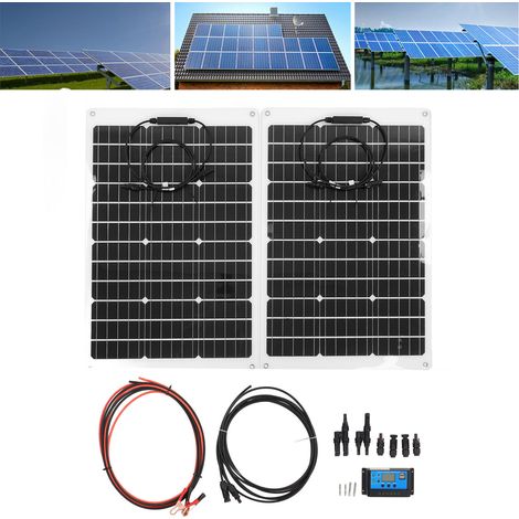Contrôleur de module de système photovoltaïque flexible de 140 W, connexion en série et en parallèle (1/5)