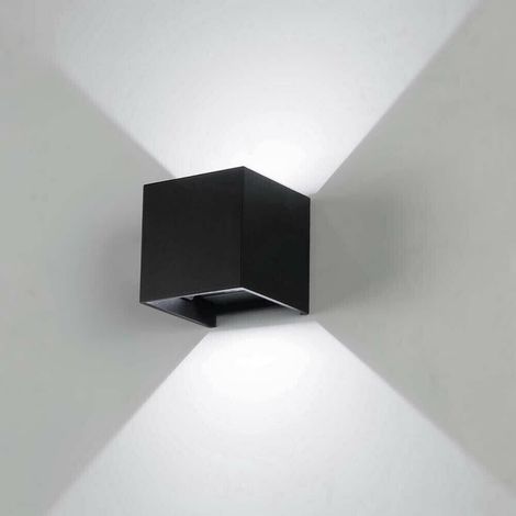 Applique Led Luce Bianca Faretto Da Parete  12 W 6500k Ip65 Es46nf (1/2)