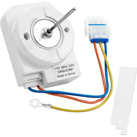 Moteur de ventilateur d'évaporateur résistant à la rouille WR60X21887 115 V 60 Hz pour moteur de ventilateur de réfrigérateur WR60X10189 WR60X10054 (1/4)
