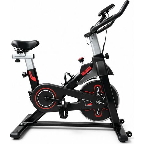 Bicicletta statica spinning con resistenza regolabile e schermo LCD Default Title (1/5)