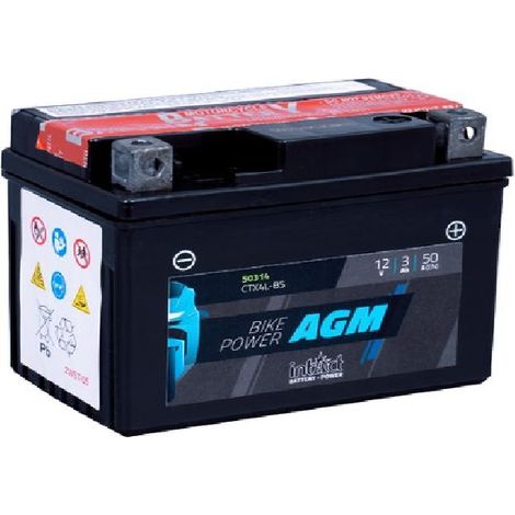 Batería de moto YTX4L-BS  AGM Hermética CTX4L-BS
