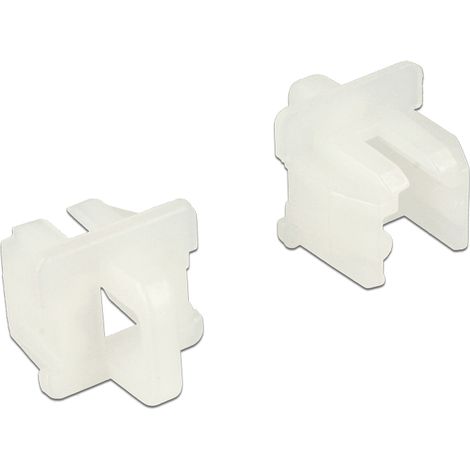 Delock Cubierta antipolvo para RJ11 hembra con agarre 10 piezas en blanco