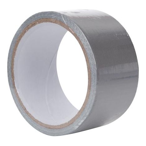 Toolland Cinta adhesiva, autoadhesivo, para uso interior y exterior, gris, 48 mm x 10 m (1/2)