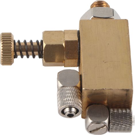Machine à plaquer les bords en laiton avec système de nettoyage par trous d'aiguille, pour placage électrique et finition bois. (1/5)