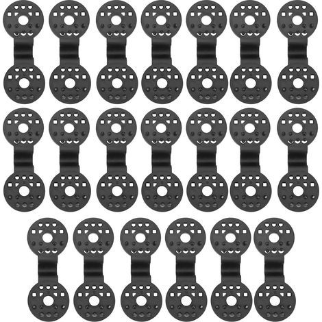 20 pinces de fixation pour toile d'ombrage en PP, idéales pour les filets de jardin et les cultures agricoles. (1/5)
