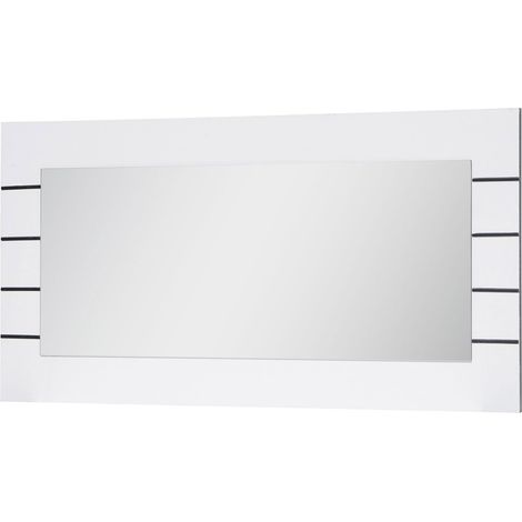 Grand miroir blanc 120x60 cm – Collection LINA