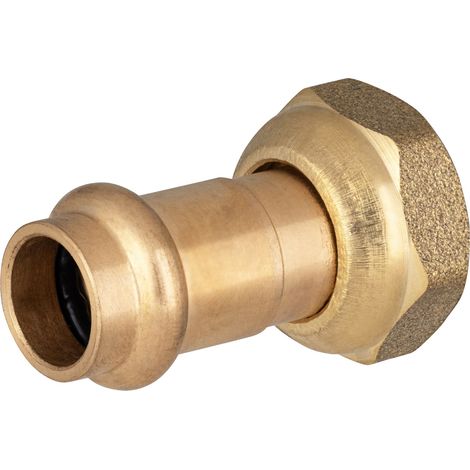 Manchon fileté femelle écrou libre à sertir pour tube cuivre  NOYON & THIEBAULT Ø12 - F12x17 (3/8)